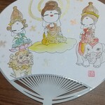 仏像イラスト入りミニうちわ2