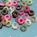 【12pcs】ランダム✱ドーナツ デコパーツ✱カボションパーツ