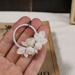 布花   小さな薔薇のネックレス　1351