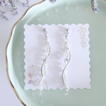 らせん小枝ショートピアス/イヤリング*silver送料無料