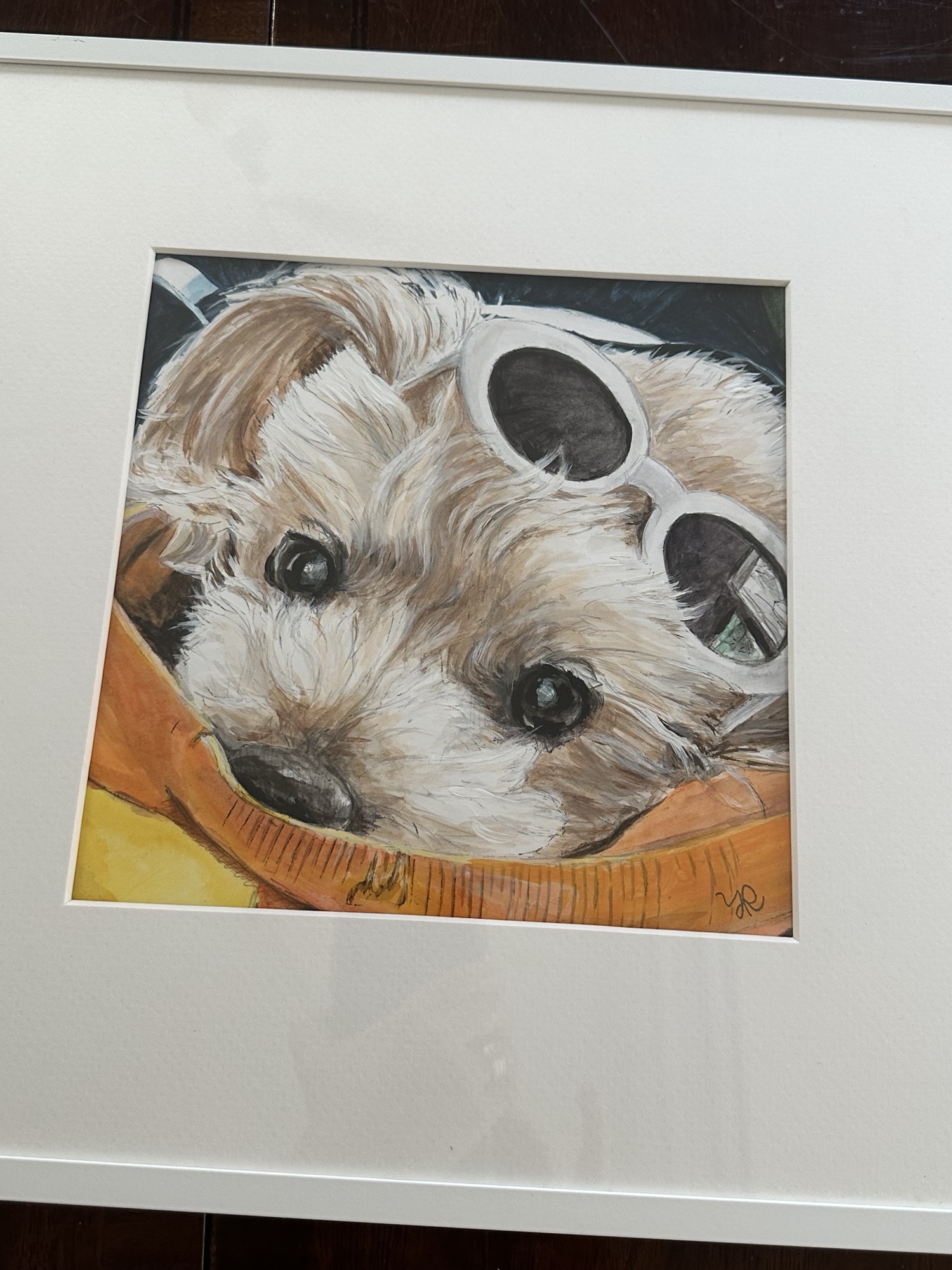 大切な家族　ペットポートレート　肖像画　A4 11,928円