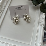  silver揺れるピアス　イヤリング