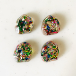 【D】Clear Colorful Sequins Cabochons