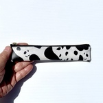 Miya様オーダー品❣️超スリムぺンケース　両面パンダ🐼ラミネート生地　16cmファスナー