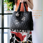 1点物👗新作ブラックハート♡キルティング大きめ2wayトートバッグ👜【613】ブラックバッグ👜も好き❤️