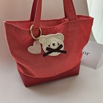 new 名入れ　くまさんのミニミニポーチバッグチャーム