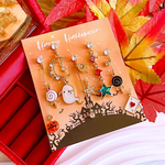 数量限定❣️ハロウィン 🎃🦇🕸5点セット❣️ レディース ハンドメイド ピアス イヤリング アクセサリー✨️