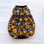 犬服＊ハロウィン🎃バルーンワンピ（ブラック）