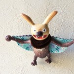 てんこ森のコウモリ＜小花柄＞