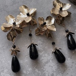 【期間限定50%off 530円→265円】2pcs)3502)ビーズタッセル)gold#2z
