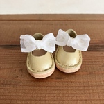 ⚫︎ブライス＊ゴールドオーガンジーリボンシューズ⚫︎