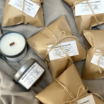 ソイワックス＆木芯のアロマキャンドル