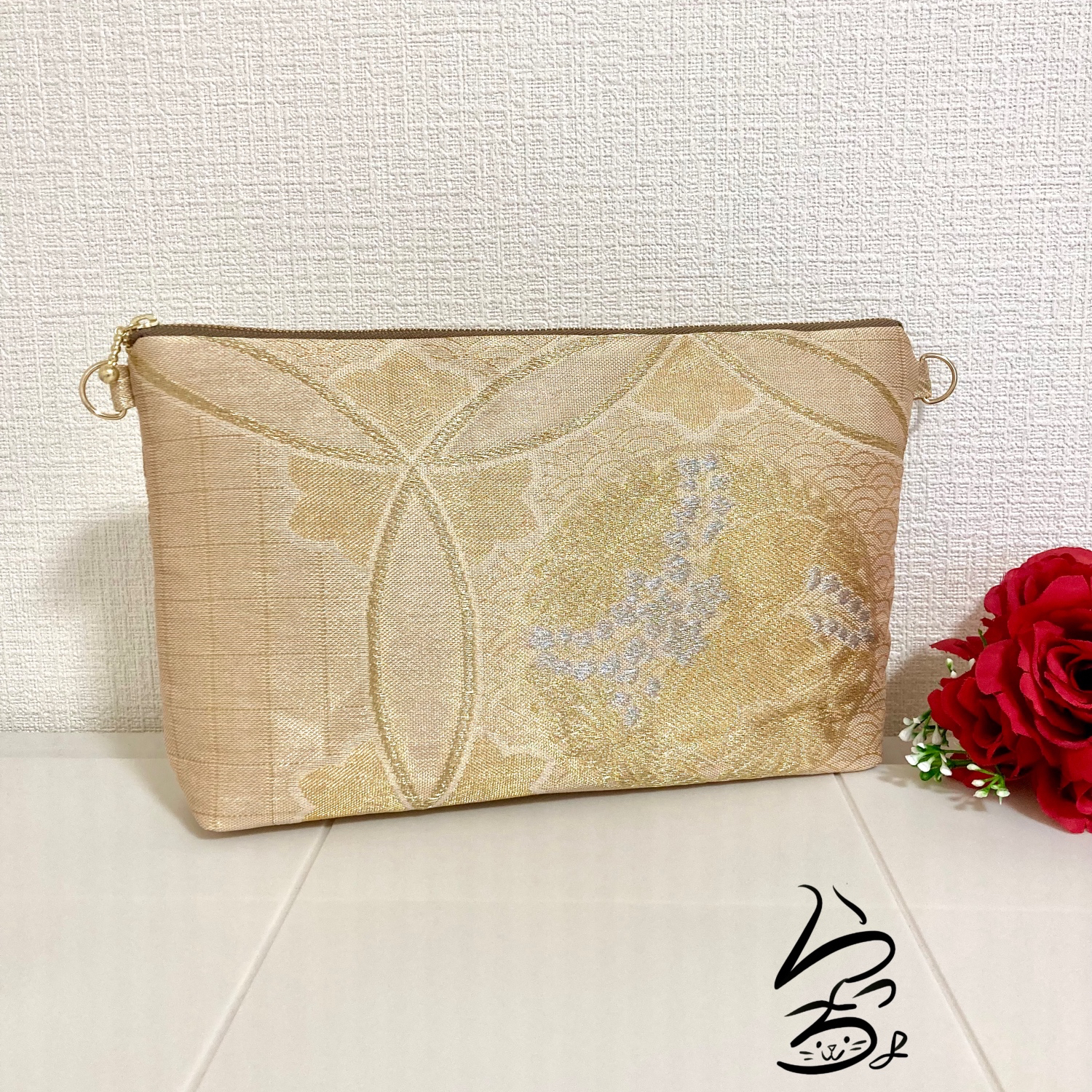 D様オーダー品】着物・帯リメイク がま口バッグ2点 - RACCHO'S