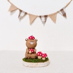 🐻‍こぐまときのこ🍄(ちまっとサイズ)