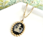 vintage クラウンのインタリオ black