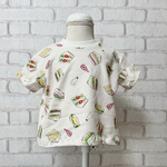 在庫処分セール【80size】ワイドTシャツ　サンドイッチ柄