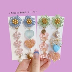 刺繍シリーズピアス【右】2way | melancholily
