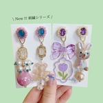 刺繍シリーズピアス【右】2way | melancholily