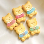 くまTシャツがお気に入りのくまちゃん👕／キーホルダー・ブローチ🧸／受注制作