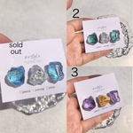 water color Ore Small Rock️️꙳⟡ピアス＆イヤリング