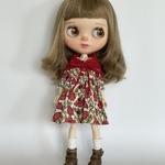 感謝価格♡blythe outfit リバティワンピース&ショール