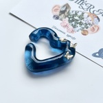 HEART earcuff ( Butterfly Blue ) // イヤーカフ レジン