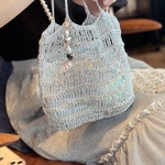 メタリッククロシェバッグ《受注制作》