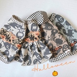 【犬服セミオーダー】パピー犬服小型犬服ロング犬服犬服中型犬服 ハッピーハロウィン モンスター柄犬服ワンピース