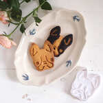 クッキー型　ボストンテリアの顔