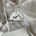 cream dog ୨ৎ ホイップ犬 小物ケース ミニ