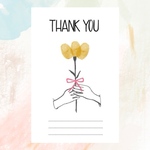 thank you card (A) ＊2枚入り