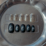 ネイルチップオーダー￤韓国￤ニュアンス￤リボン￤モノトーン