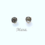 【14Kgf】トルマリンクォーツpetitピアス