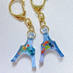 金魚【琴柱キーホルダー】
