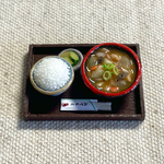 ミニチュアフード　豚汁定食