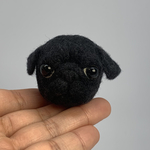 黒パグさんのマグネット