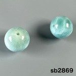 3A ラリマー ラウンド 8ミリビーズ 4粒 現品発送sb2067