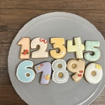 すうじアイシングクッキー＊お誕生日やお祝いごとに🎁