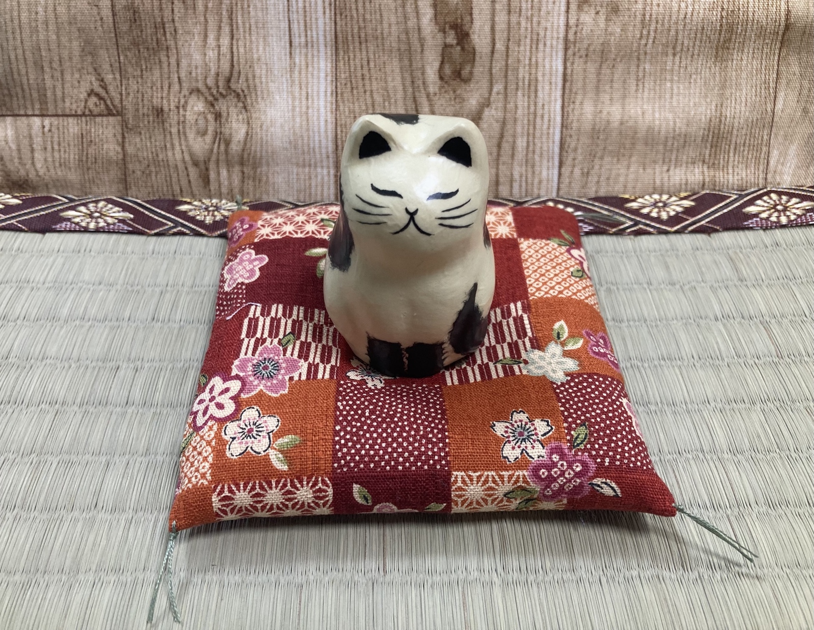 ☆オーダーページ☆ ミニ座布団「紗綾形」置物用 ハンドメイド ミニチュア