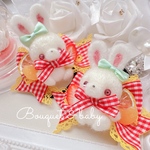 フルーツうさ🍓ツインヘアゴム💝୨୧キッズ୨୧プレゼントにも💛  Bouquet&baby
