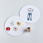 謎のあいつはんこ　ラバースタンプ［12×12mm］