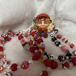 ハンドメイド pino 携帯ストラップ ショルダークリップ チェーン