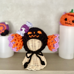 ハロウィン ブラック かぼちゃ  キャンディ🍬 ニット帽 
