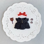 【 送料無料 】黒猫さん色のワンピース
