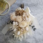 Swag ＜bonheur blanc＞＊スワッグ＊秋＊ブーケ＊プリザーブドフラワー＊お花＊ギフト＊記念日＊結婚祝い＊お誕生日祝い＊紫陽花＊玄関＊マタニティフォト