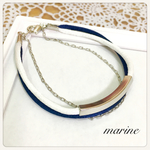 ペアにできるブレスレット『marine』メンズ