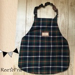 お手伝いエプロン＊リバーシブル＊チェック柄