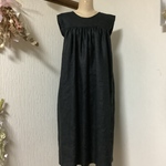 ブラックリネンワンピース💕