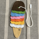 ★アイスの紐通し★