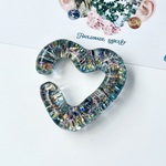 HEART earcuff ( shining shadow /シャイニングシャドウ ) // イヤーカフ レジン